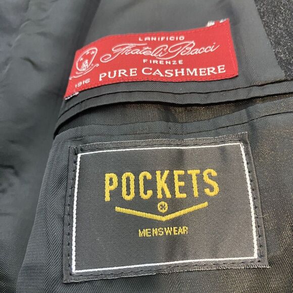 Cashmere Blazer Mens Size 42 Reg lanificio fratelli bacci firenze Pure Cortina - Picture 8 of 16